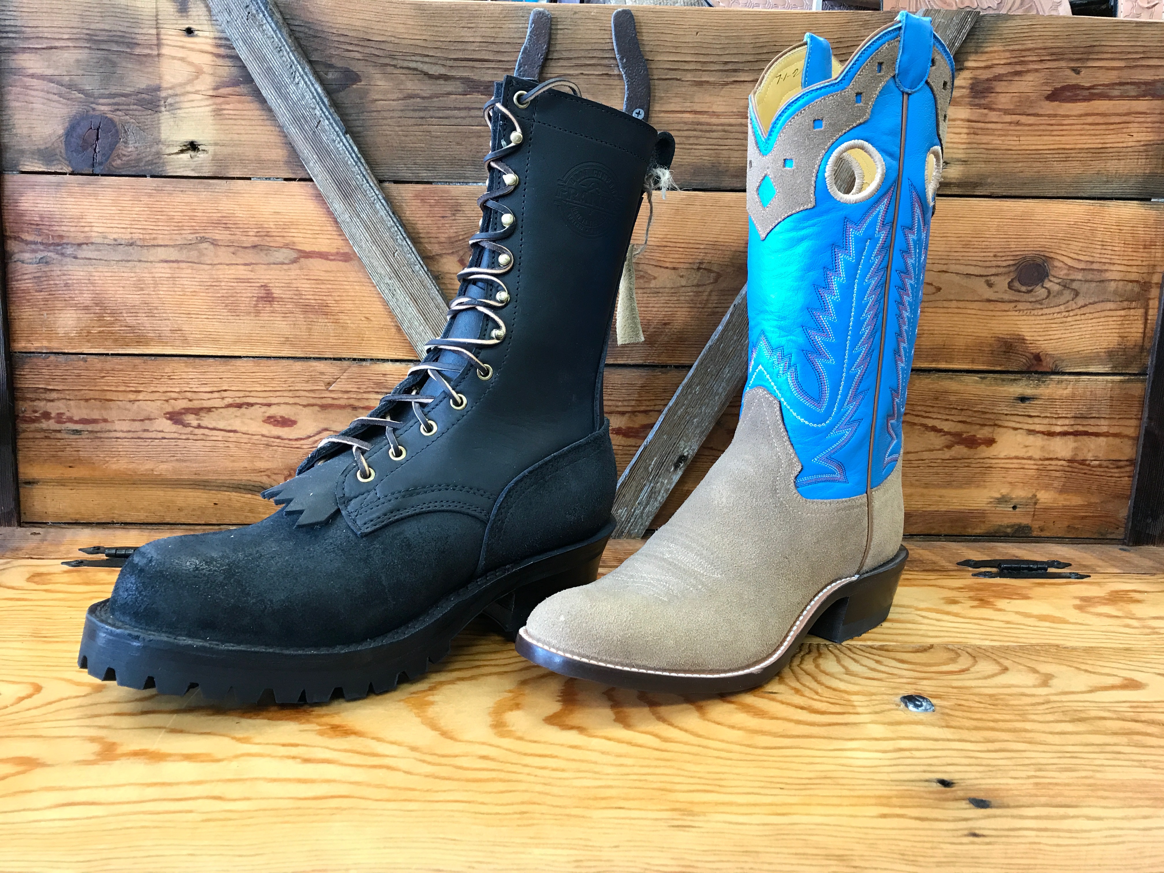 The Gettin Place Idaho carries high quality Frank's Boots and cowboy boots